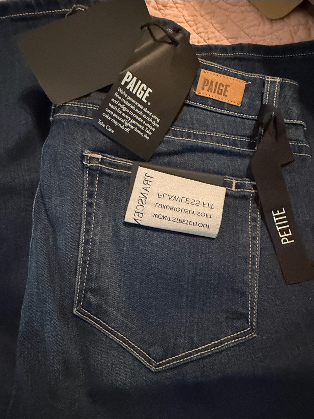 PAIGE Men's Slim Jeans - Deep Indigo Blue